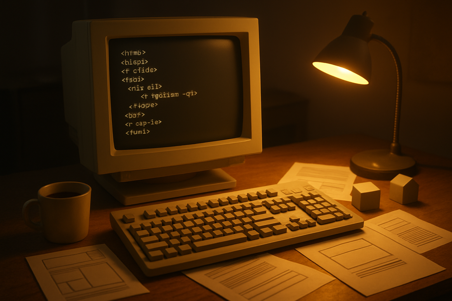 The Foundation Era of Static HTML Development