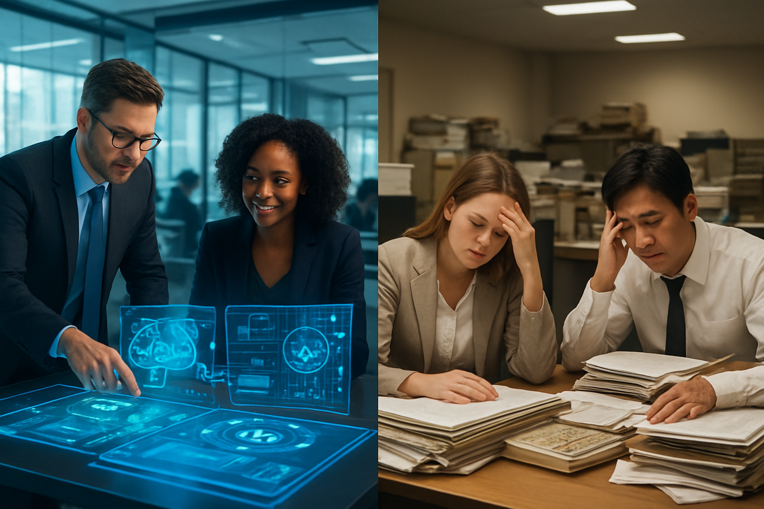 The Competitive Advantage Gap Between AI Adopters and Laggards