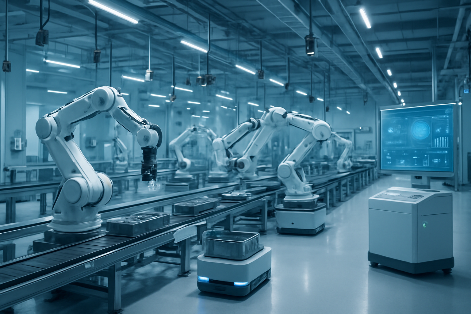 Autonomous Manufacturing Systems: Self-Operating Smart Factories