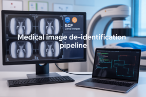 GCP Medical Image De-Identification: Docker-Based Redaction Pipeline for DICOM and Whole-Slide Images