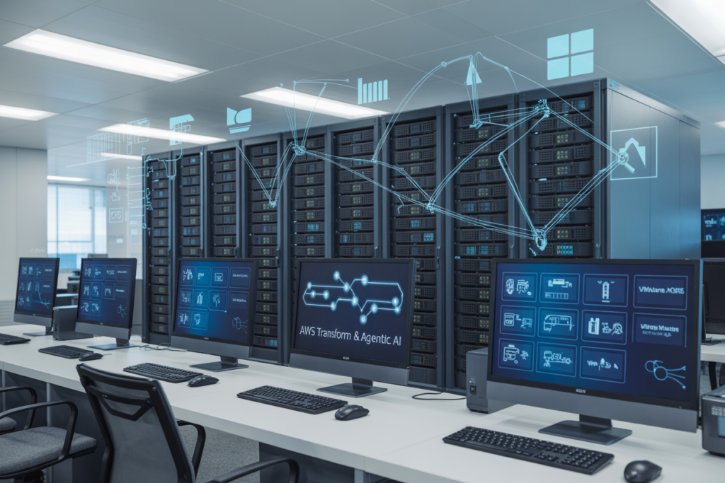 AWS Transform and Agentic AI: Accelerating VMware, Windows, and Mainframe Modernization