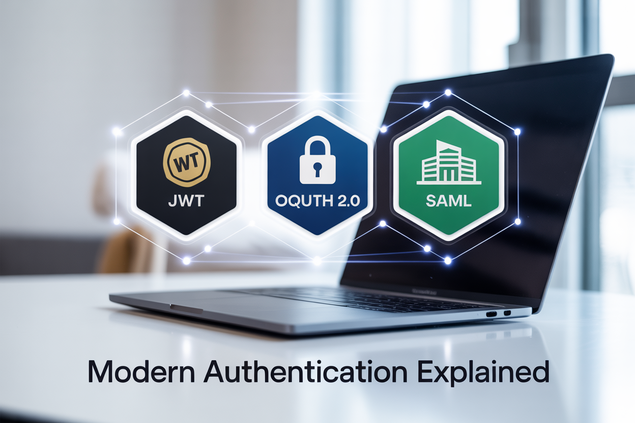 JWT, OAuth 2.0, and SAML Compared: Modern Authentication Explained