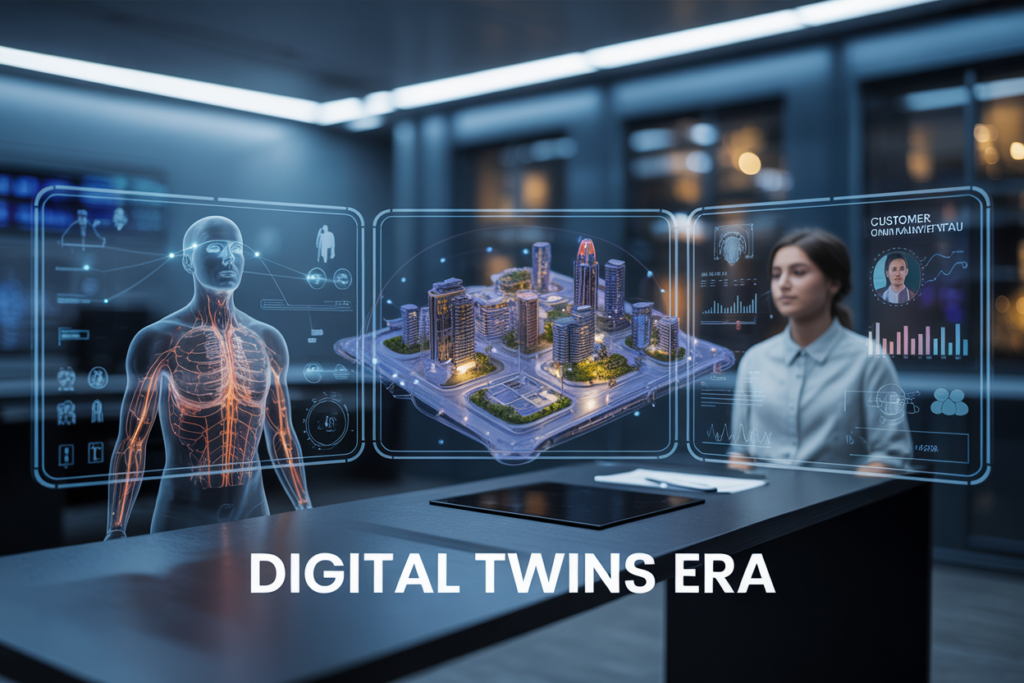 The Era of Digital Twins: Simulating Customers, Cities, and Human Biology