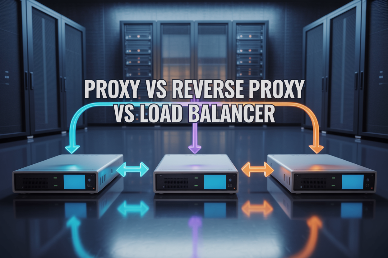 Proxy vs Reverse Proxy vs Load Balancer Explained (With Real-World Examples)