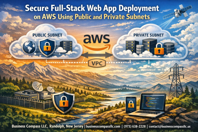 Secure Full-Stack Web App Deployment on AWS Using Public and Private ...