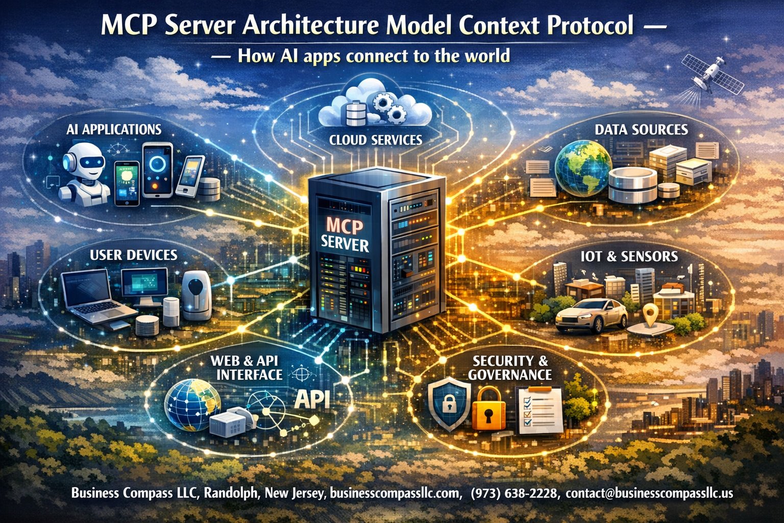 MCP Server Architecture Model Context Protocol — How AI apps connect to ...